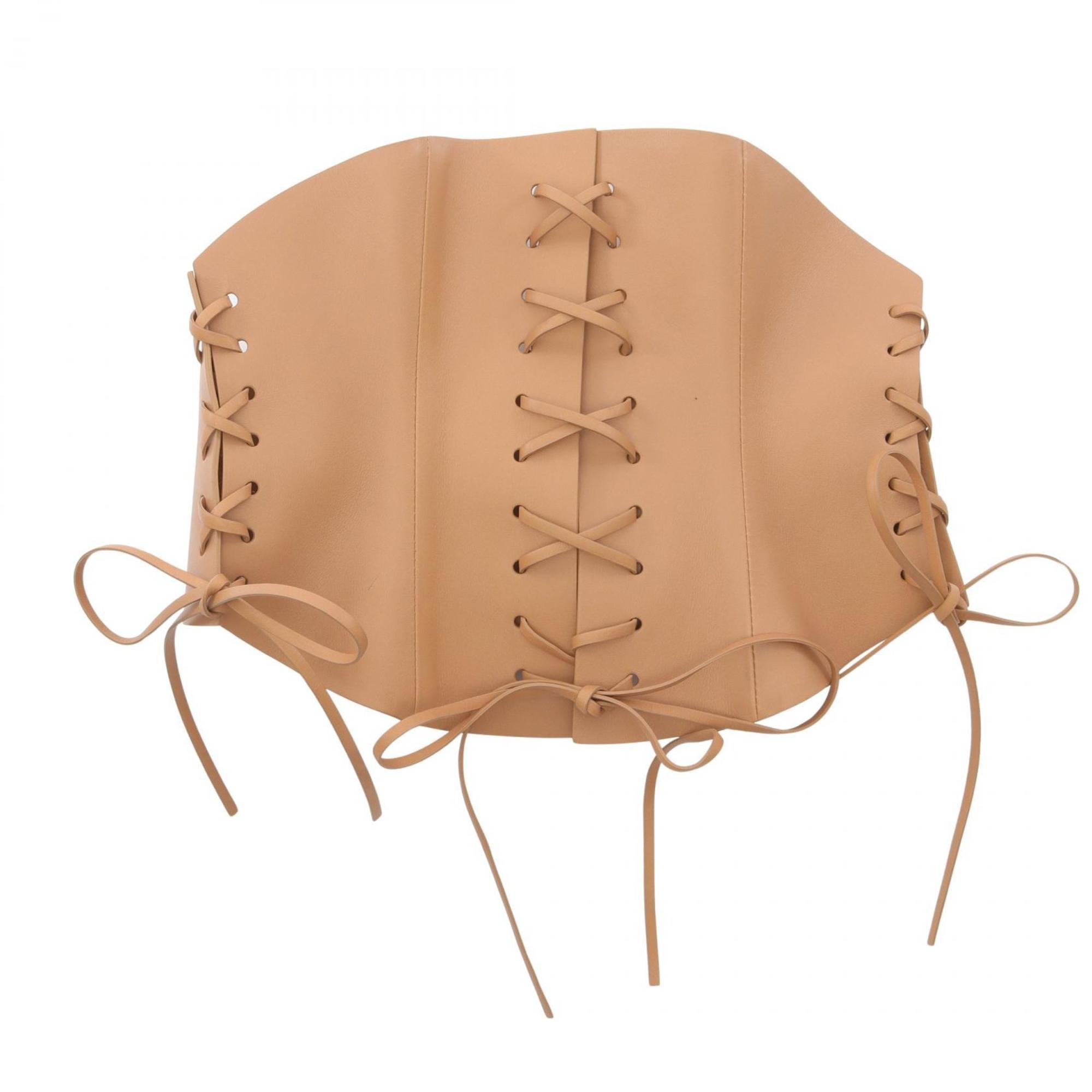 Christian Dior Dior D-Lace Corset Belt, Leather, Women’s, Brown, B0103CGDK34U75