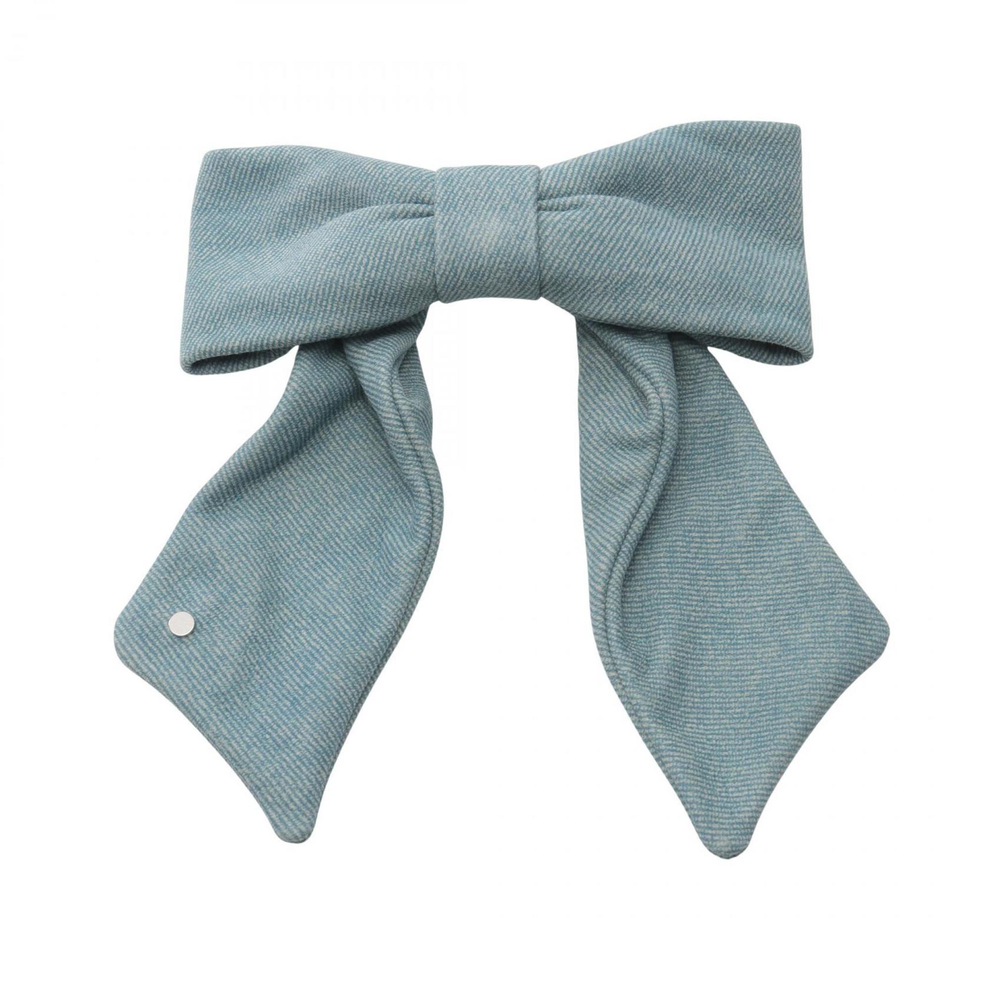 Hermes HermÃ¨s Karma Twill Stonewashed Lambskin Accessory with Plated Finish, Blue