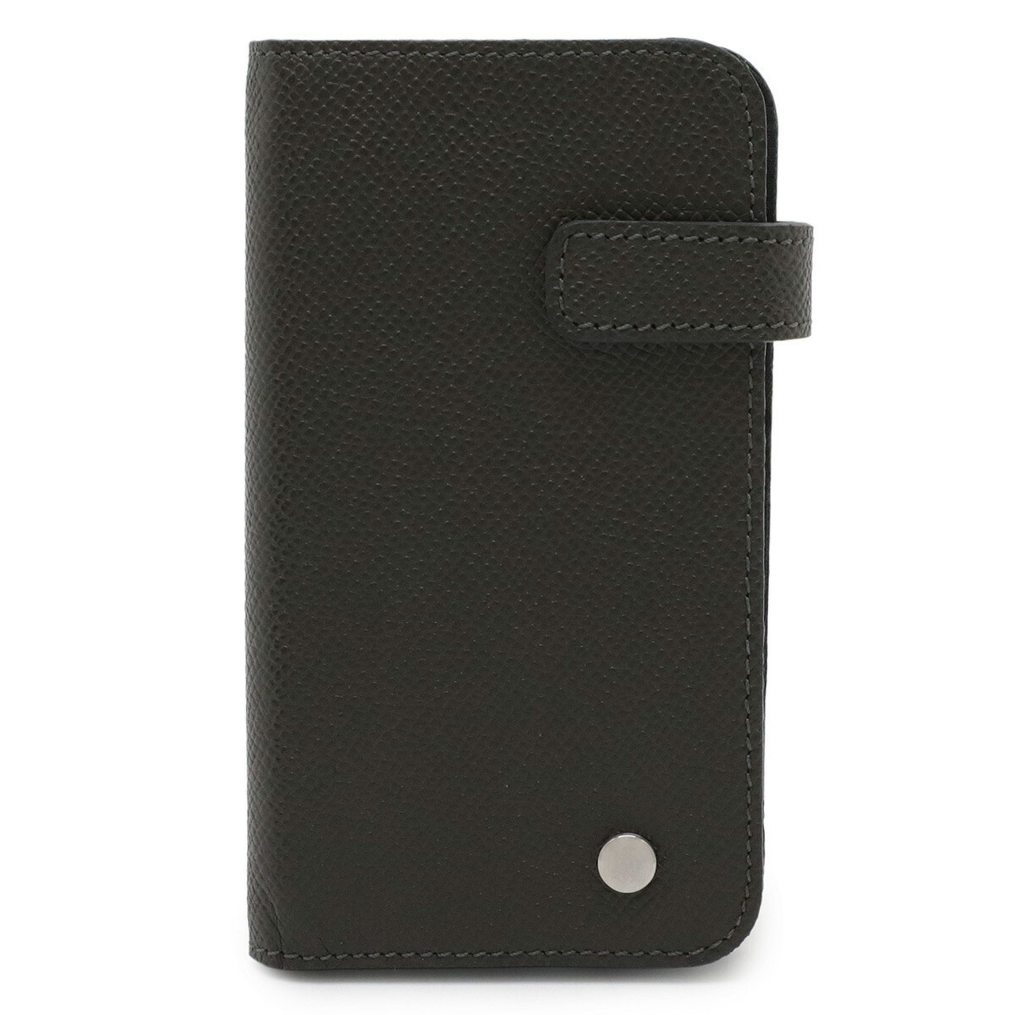 dunhill card case, pass business holder, slide pocket, leather, dark grey, L2M1C2Z